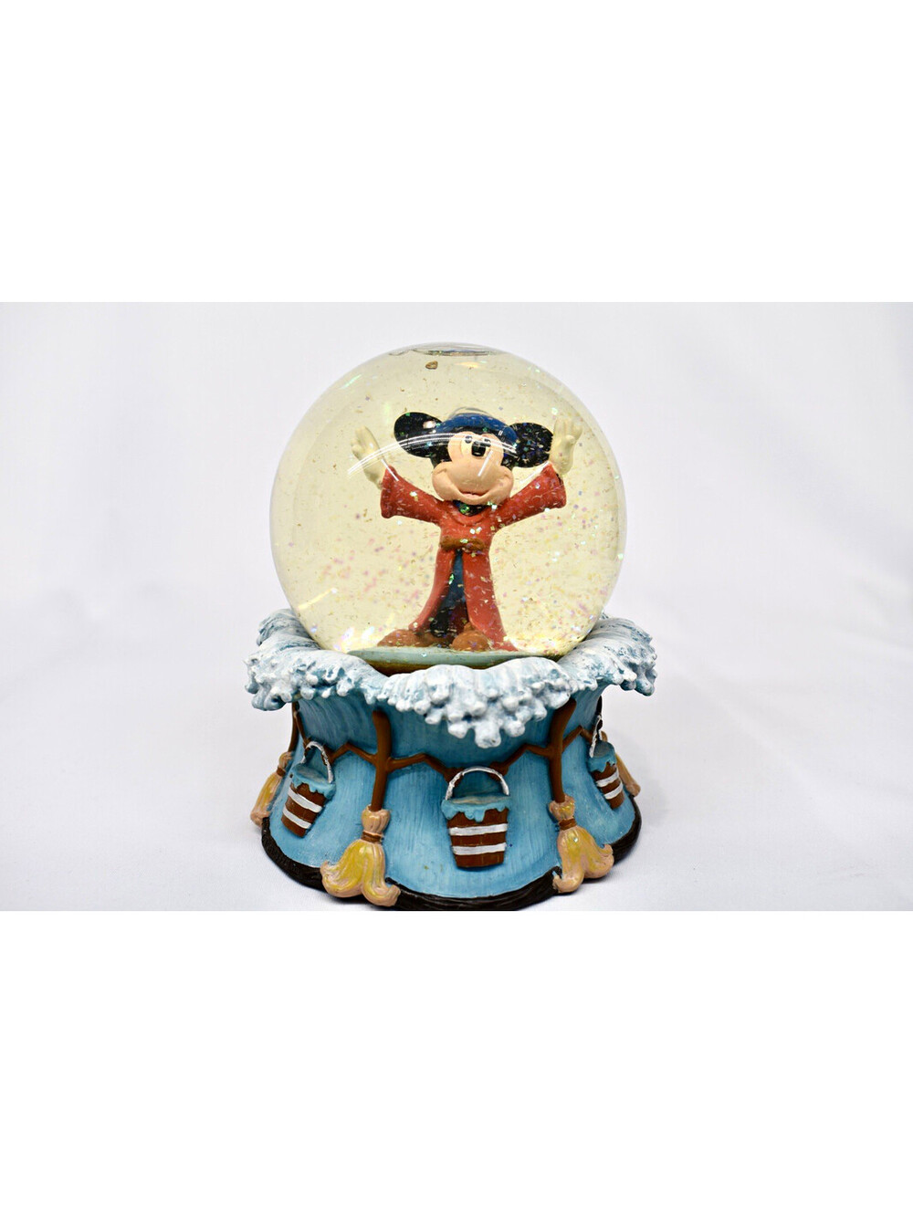 Disney Mickey Mouse Sorcerer’s Apprentice Fantasia Snow Globe Collectible